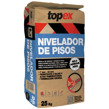 Saco 25 kg. Nivelador de pisos X Mayor