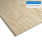 Terciado Ranurado 9 mm 122x244 Pack 80 Tableros